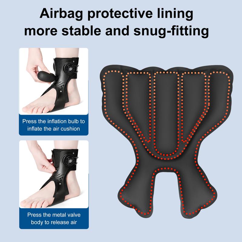 Aulexmed Orthopedic Ankle Support Shoe with X-Type Compression Bandage, Adjustable Fit for Wide Feet, Unisex