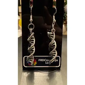 Handmade DNA Helix Earrings