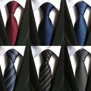 Luxury Silk Tie Collection: 6 PCS Men's Woven Jacquard Neck Ties | 100% Silk Formal Ties for Wedding, Party, Business | Premium Gift Boxed Set