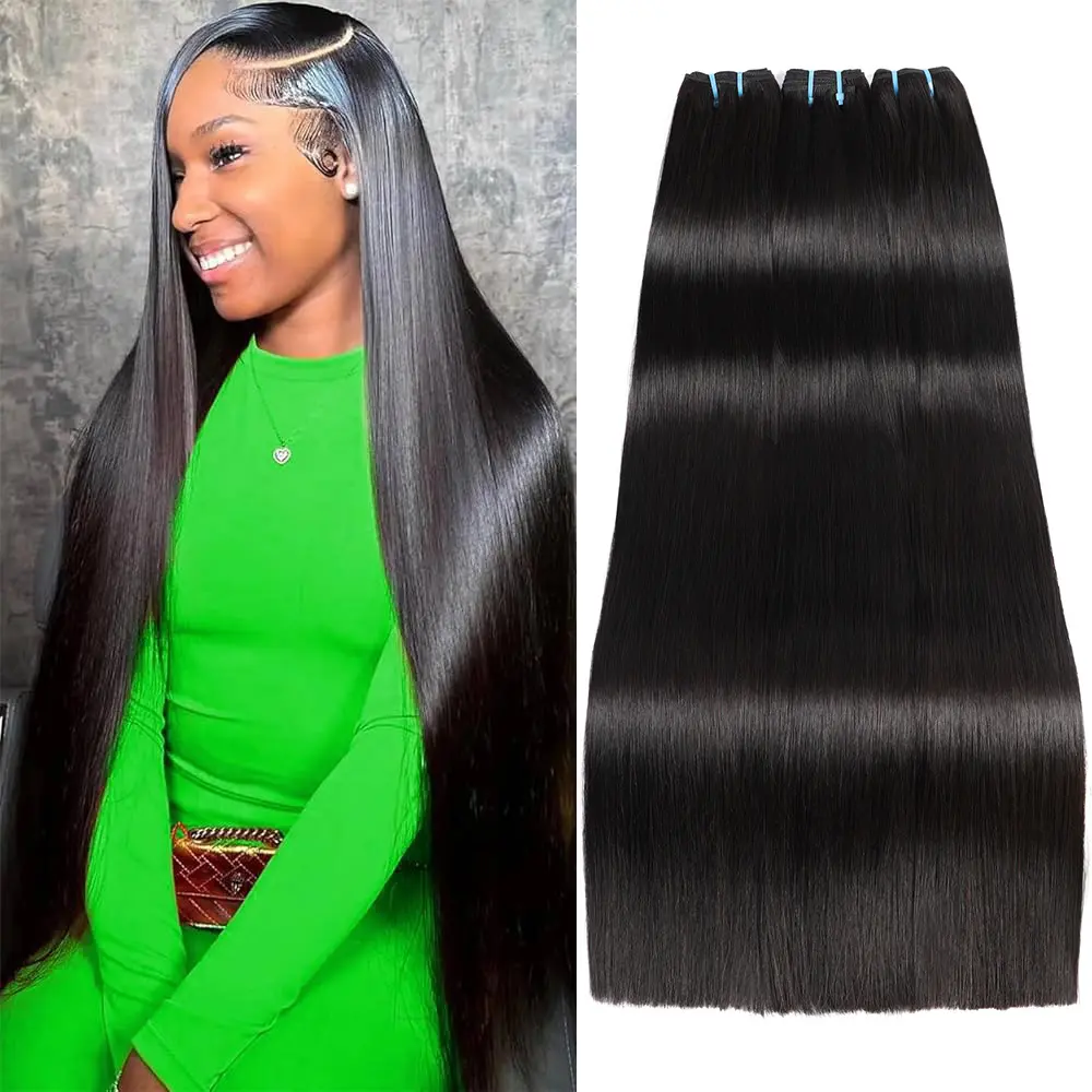 Vietnamese Hair Bundles 15A Raw Bundles Human Hair Straight Hair Unprocessed Raw Hair 100% Human Hair Straight Hair 3 Bundles Sew in