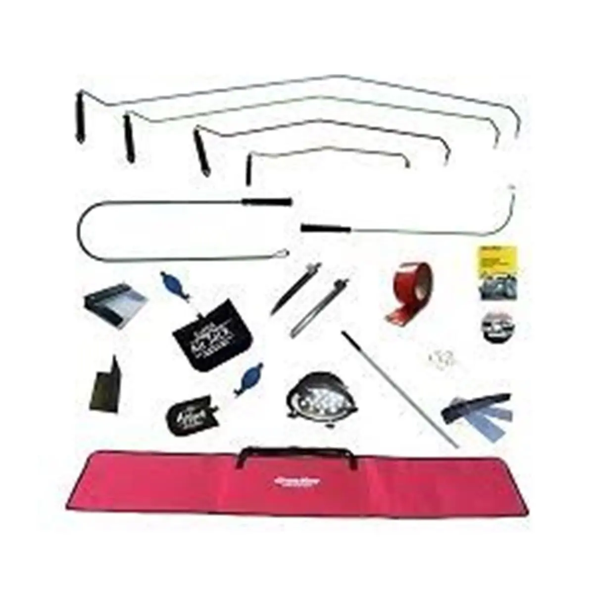 212 MAIN AET-ULRK Ultimate Long Reach Kit with Lockout Tape, Long Reach Snare Tools, Vehicle Opening Tools, Windshield Flashlight for Cycling, Outdoor Recreation