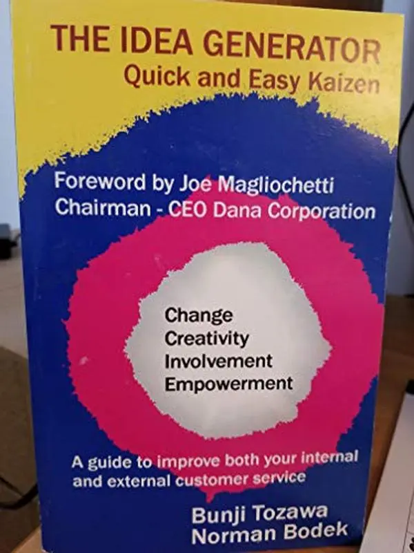 USED Book - The Idea Generator: Quick and Easy Kaizen by Norman Bodek (Paperback) - english