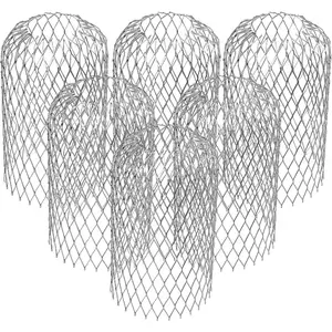 Gutter Downsport Guard 3 Inch: 6 Pack Expandable Aluminium Filter Strainer, Leaf Filter Gutter Strainer Gutter Downspout Protectors, Stops Blockage from Leaves and Debris