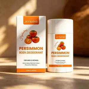 Persimmon Flavor Moisturizing Body Stick (75g), Reduces Odor, Fresh Skin, Kaki Scent, Summer Outdoor Skincare Product, Refreshing Body Care