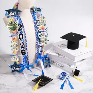 18 Pcs Graduation Leis 2026 Graduation Candy Lei Kit Class of 2026