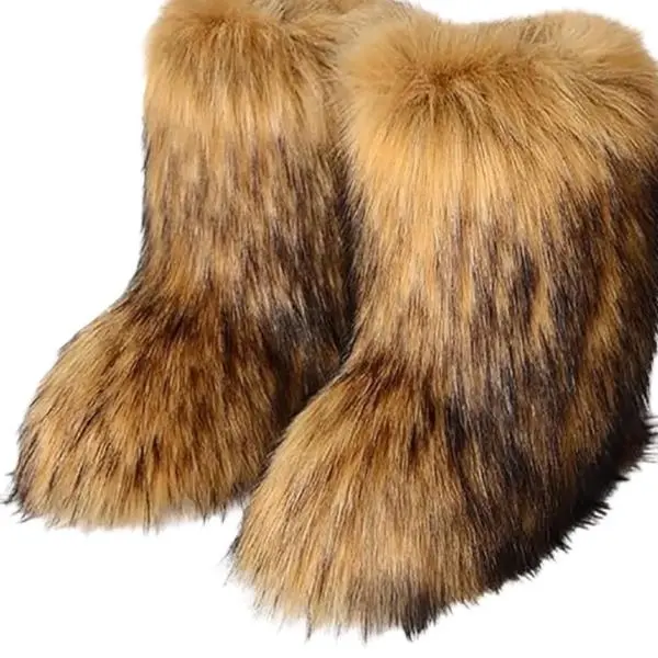 Brown Faux Fur Jacket for Women - Stylish and Cozy Outerwear