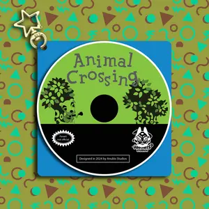Animal Crossing Spinning Keychain