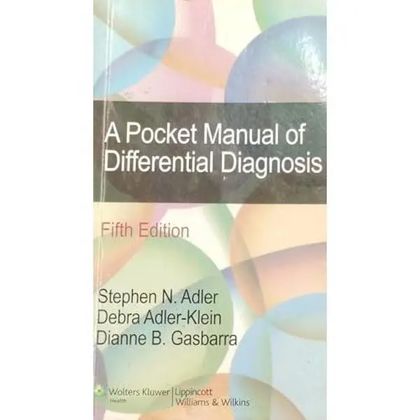 USED Book - A Pocket Manual of Differential Diagnosis by Stephen N. Adler (Paperback) - english