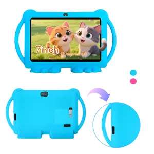 7 Inch Kids Educational Tablet PC, HD Display Parental Control Shockproof Case Learning Games, Perfect Gift for Halloween Christmas