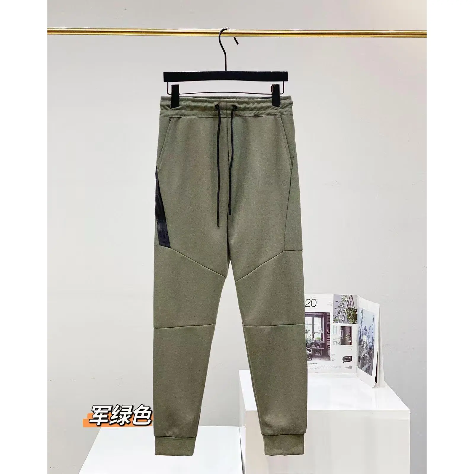 Military green pants