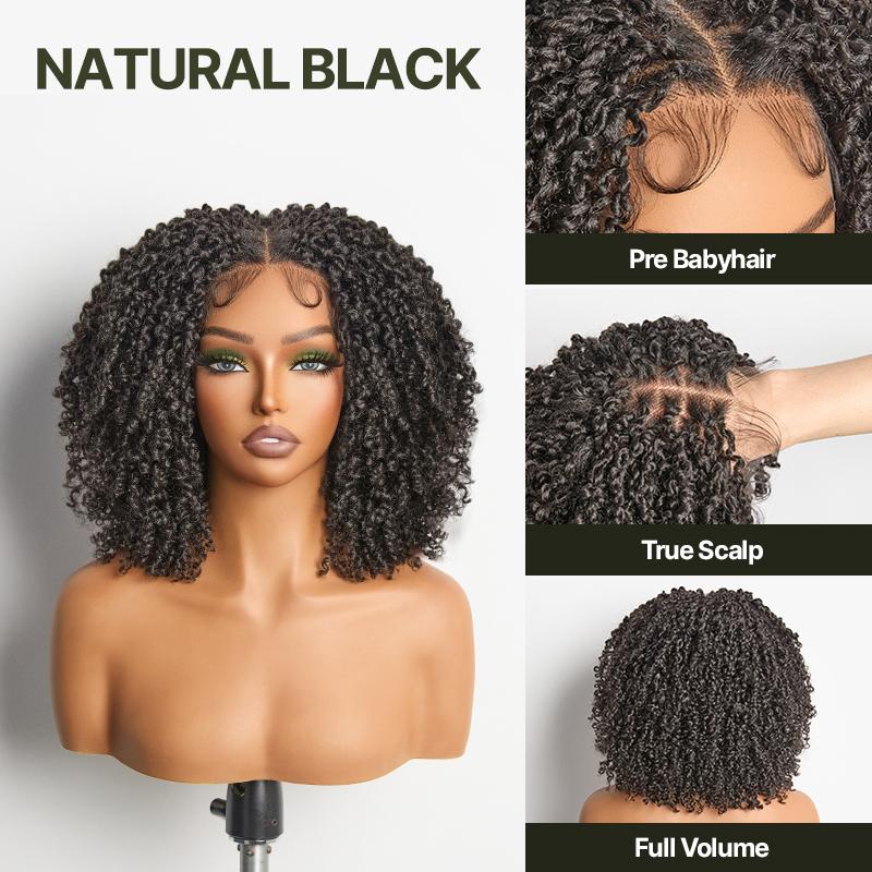 Frodio Veralux™ Fiber 12'' Synthetic Wig Micro Twist Curly Wigs 11X4 Closure HD Lace Dreadlock Wig TikTokShopBlackFriday Frodio Veralux™ Fiber 12'' Synthetic Wig Micro Twist Curly Wigs 11X4 Closure HD Lace Dreadlock Wig TikTokShopBlackFriday