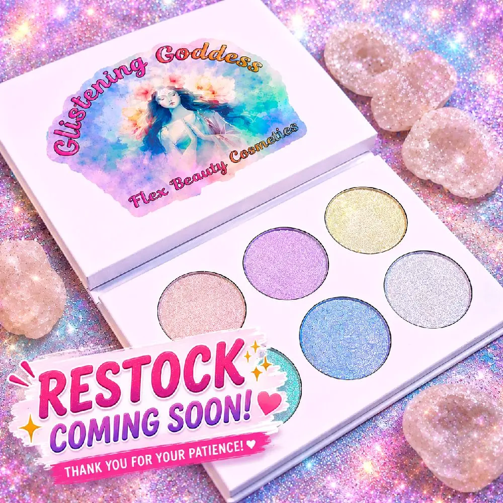 Glistening Goddess, 6 Pan Highlighter Palette