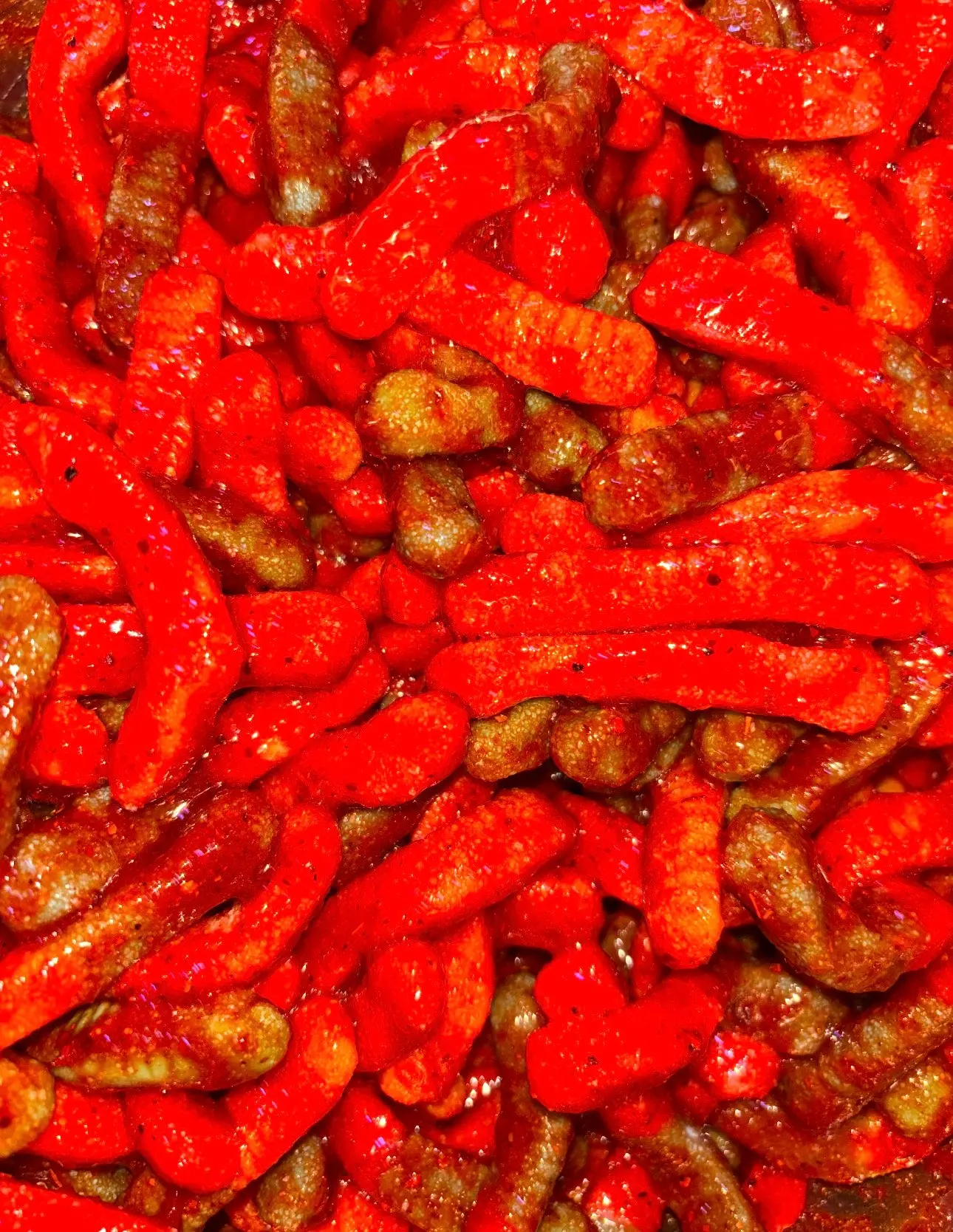 Chamoy Gummy Worms Chamoy Gummy Worms