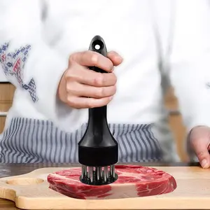 Meat Tenderizer with Stainless Steel Ultra Sharp Needle Blades, Heavy Duty Cooking Machine for Tenderizing Beef, Turkey, Chicken, Steak, Veal, Pork, Fish and More