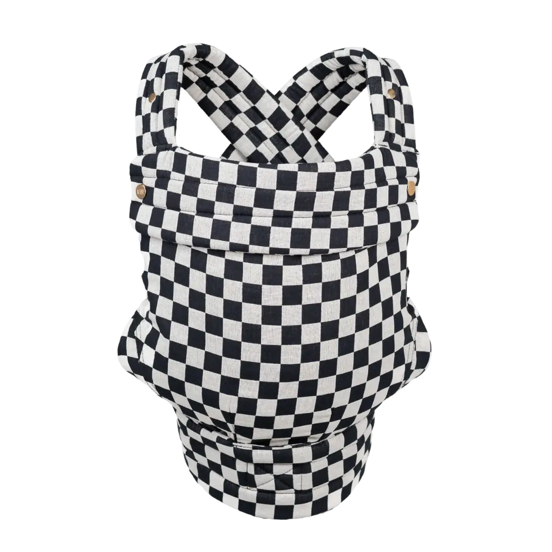 The Monarch Carrier - Ebony Check