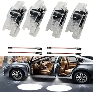 4PCS Car Door Light Logo Projector Compatible with LS ES ISS LX RX GS GX RC UX Accessories