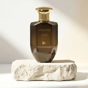 LEVANTIER ORO Premium Fragrance with Luxurious Gold Cap and Elegant Brown Bottle Design