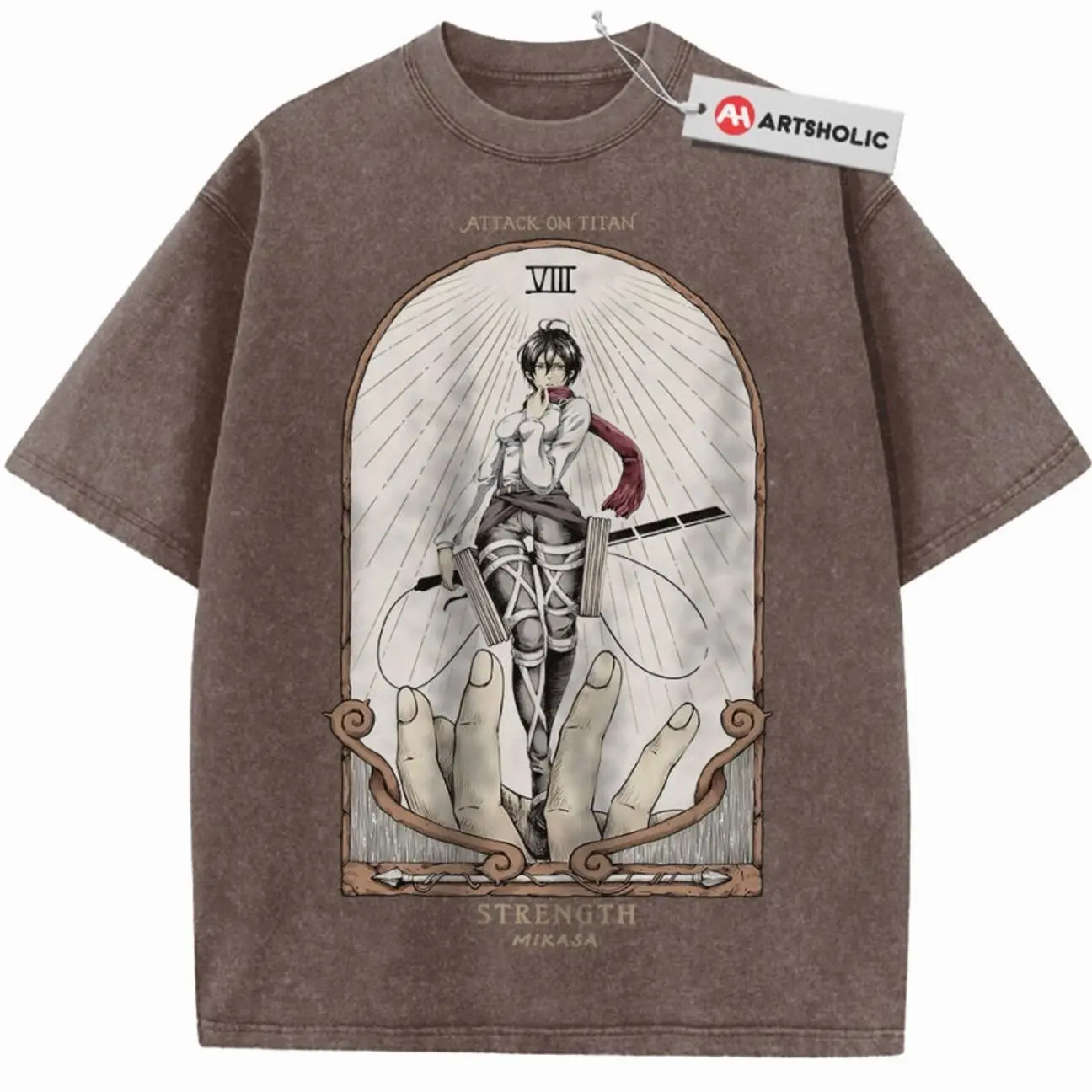 Mikasa Ackerman Shirt, Attack On Titan Shirt, AOT Shirt, Anime Shirt, Vintage Tee