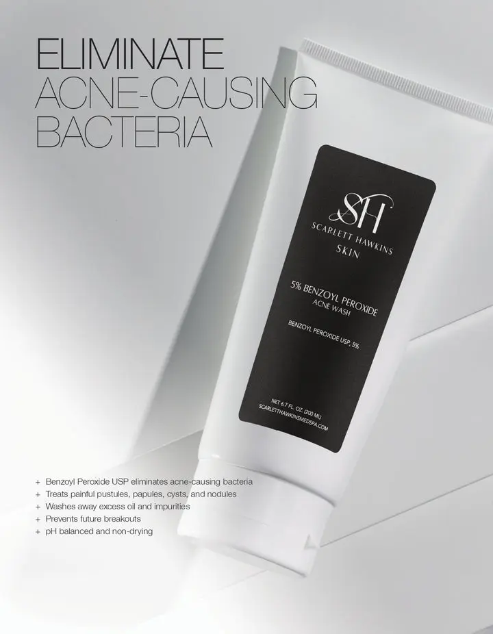 SH SKIN 5% Benzoyl Peroxide Acne Wash