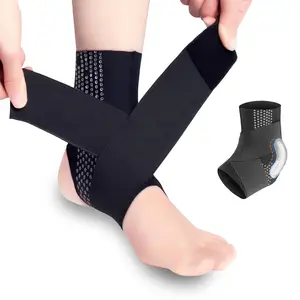 meeggrace Upgraded Ankle Brace, Ankle Sprain, Tendonitis and Arthritis Foot Brace, Adjustable Breathable Compression Ankle Brace, Ankle Support Stabilizer Wrap (Men's 5-7\/Women's 6-8)