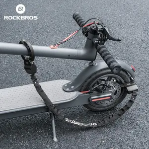 ROCKBROS Bike Lock Scooter Lock 23.4-Inch Heavy Duty Anti-Theft Chain Lock with Key E-Bikes Accessories