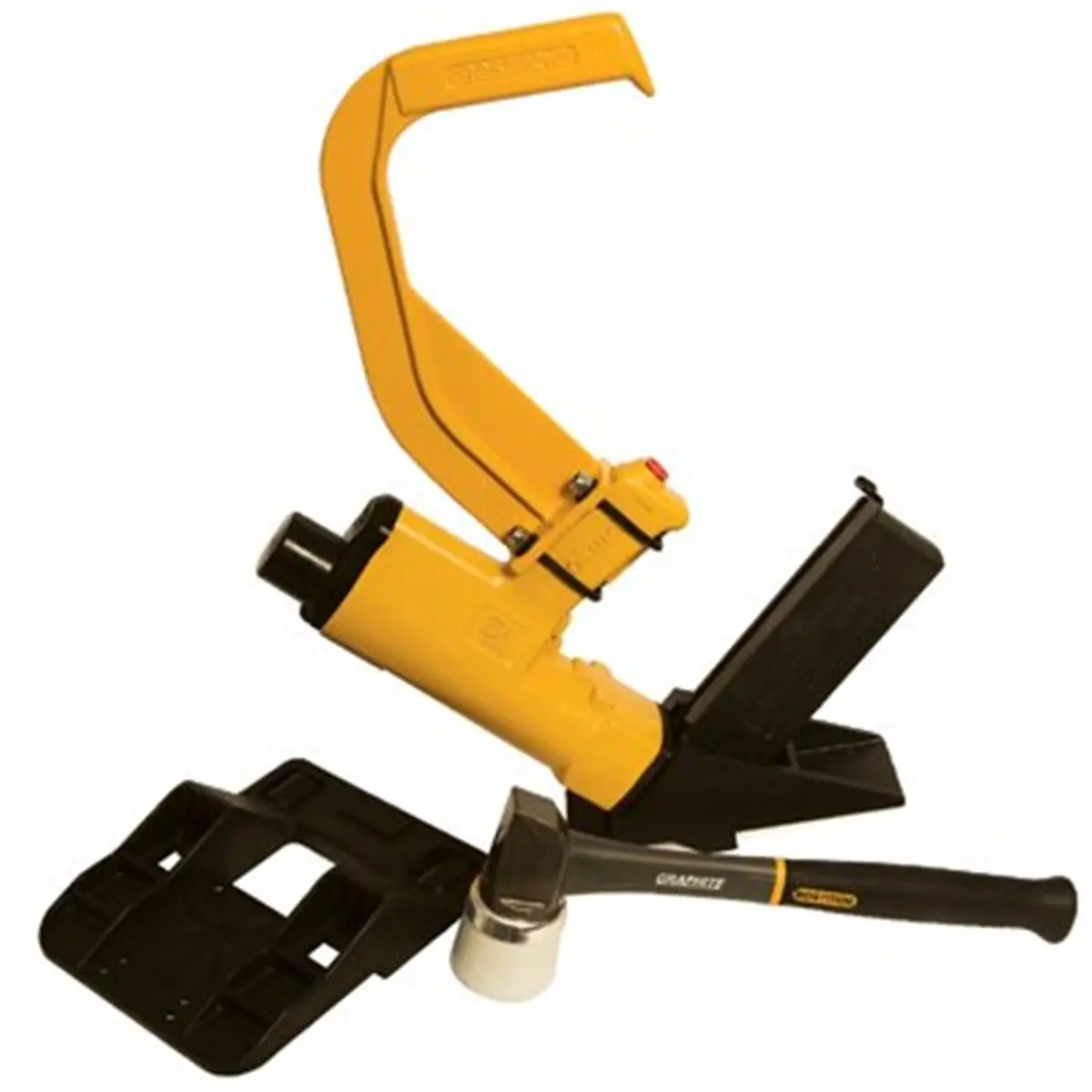 212 MAIN High-Speed Flooring Stapler - Long Handle Power Tool with Composite Base, for Tools & Hardware Applications