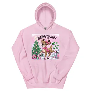 Blazing Through The Snow Hoodie