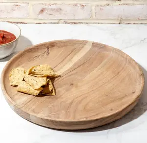 Wood Snack Tray