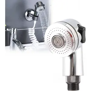 Adjustable Handheld Sink Faucet Sprayer Attachment, Side Control Spray Head for Salon Shampoo Bowl Pedicure Spa Chair Hair Washing