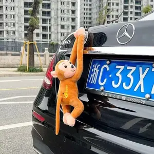 Large Plush Monkey Toy, Long Arm Crash-Proof Doll, Car Rear Hanging Ornament, Soft Stuffed Animal, Perfect Gift for Kids