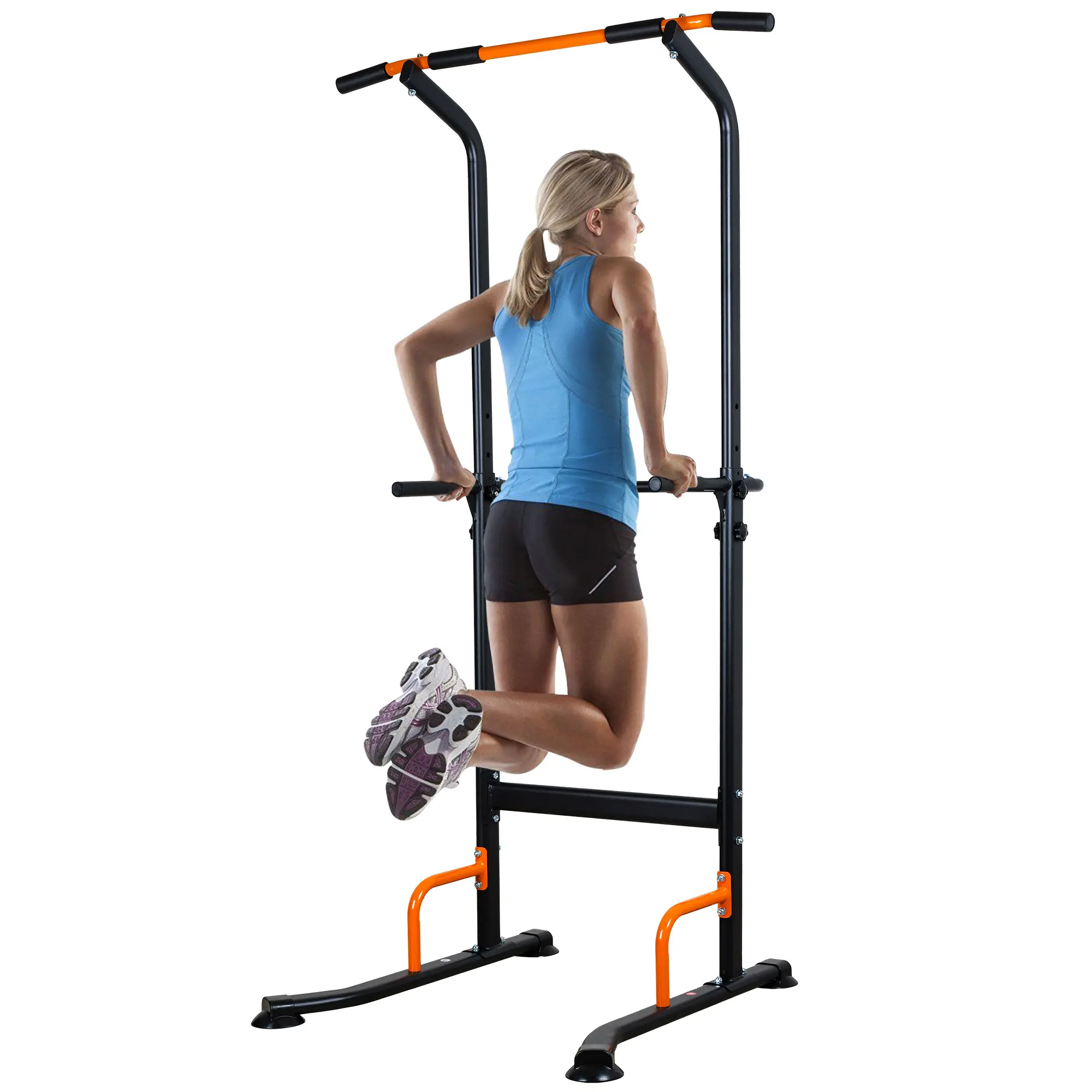 Home Indoor Chin-Up Bar Fitness Equipment Parallel Bar Stand Floor Mount Bar