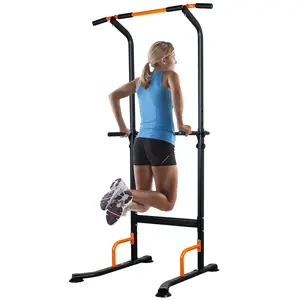 Home Indoor Chin-Up Bar Fitness Equipment Parallel Bar Stand Floor Mount Bar