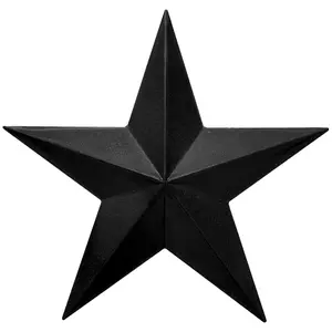 EcoRise Dark Bronze Barn Star – Star Wall Décor, Metal Stars for Outside or Inside of House, Iron Texas Metal Star Rustic Vintage Western Country Home Farmhouse Wall Art Decorations (9")
