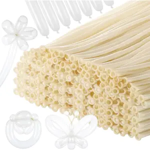 Pcs long balloons bulk 260 latex twisting balloons decoration for birthday wedding festival clowns party suppliesclear