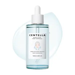 Madagascar centella ampoule essence liquid, contains natural ingredients of hyaluronic acid and nicotinamide, moisturizing, Hydrating and soothing formula, deep moisturizing and moisturizing skin, and daily skin care light centella essence.