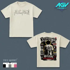 Khan Asadi TShirt, No Future Destroy System Graphic Tee, Punk Streetwear Shirt, Grunge Back Print Tee, Rebellious Urban Fashion Top, Alternative Aesthetic Unisex Graphic T Shirt For Men Women
