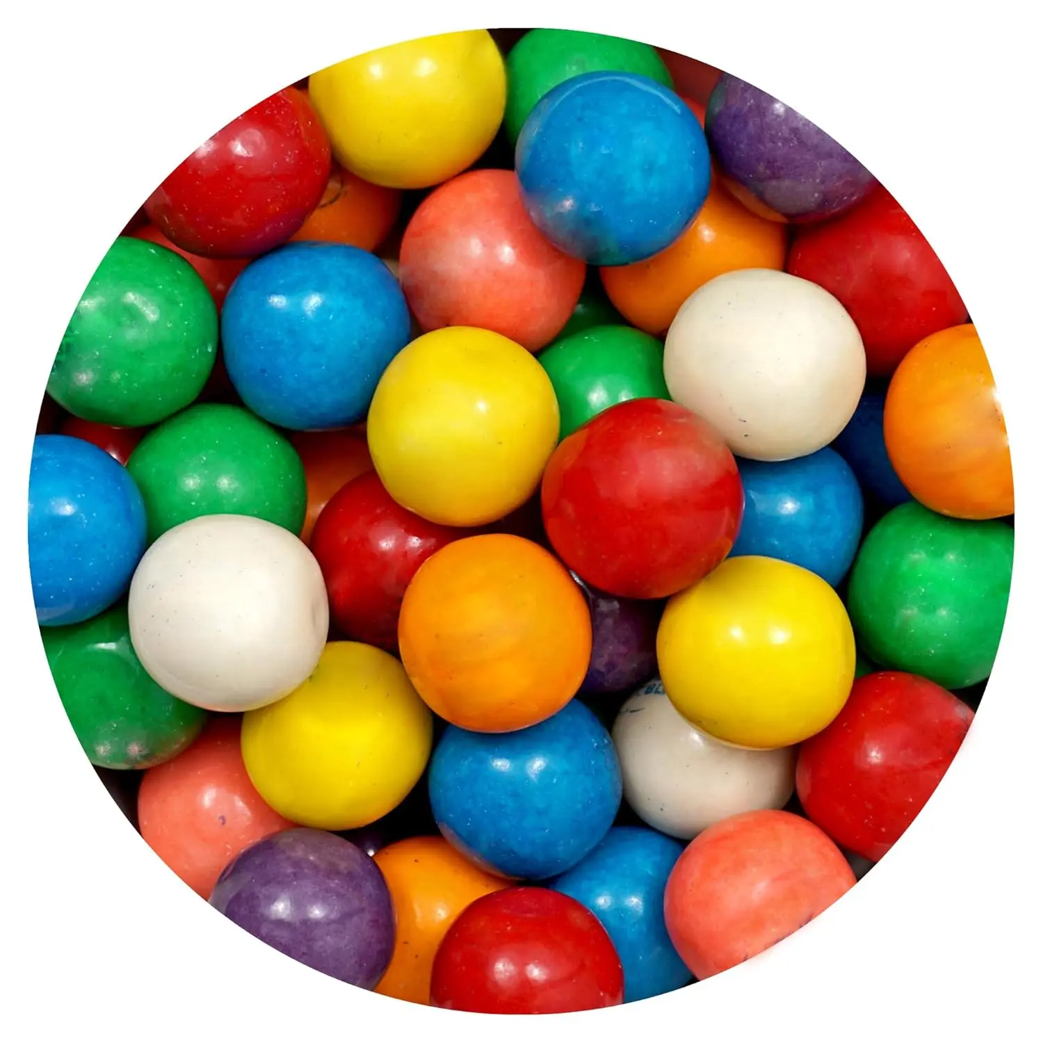 1 Inch Gumballs for Gumball Machine, Approx. 55 Pieces, 1lb Bulk Bag, Large Gumballs, Bubble Gum Balls Assorted Fruit Flavored Bubble Gum, Gumball Machine Refills Snack Sweet Candy