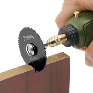 High Speed Steel Rotary Tool Cutting Saw Blades, Mini Wood Cutting Discs for Rotary Tools, Universal Fit Cutting Wheels for Mini Drills, DIY Woodworking, Craft Projects & Fine Cutting, Replacement Blade – Fits Most Standard Rotary Tools