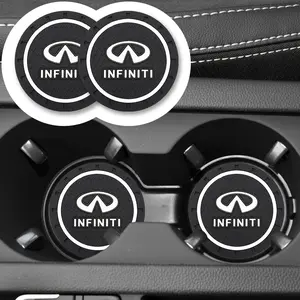 Anti-Slip Embedded Cup Holder Mat for Infiniti Cars, Car Accessories, Quality Materials, Durable Interior Protection, Easy Installation