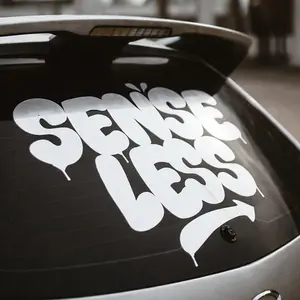 Senseless Co Graffiti Style Vinyl Car Window Banner
