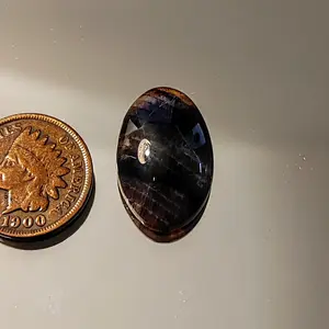 Polished Handcrafted 22x14mm 9.55ct Petrified Wood Cabochon