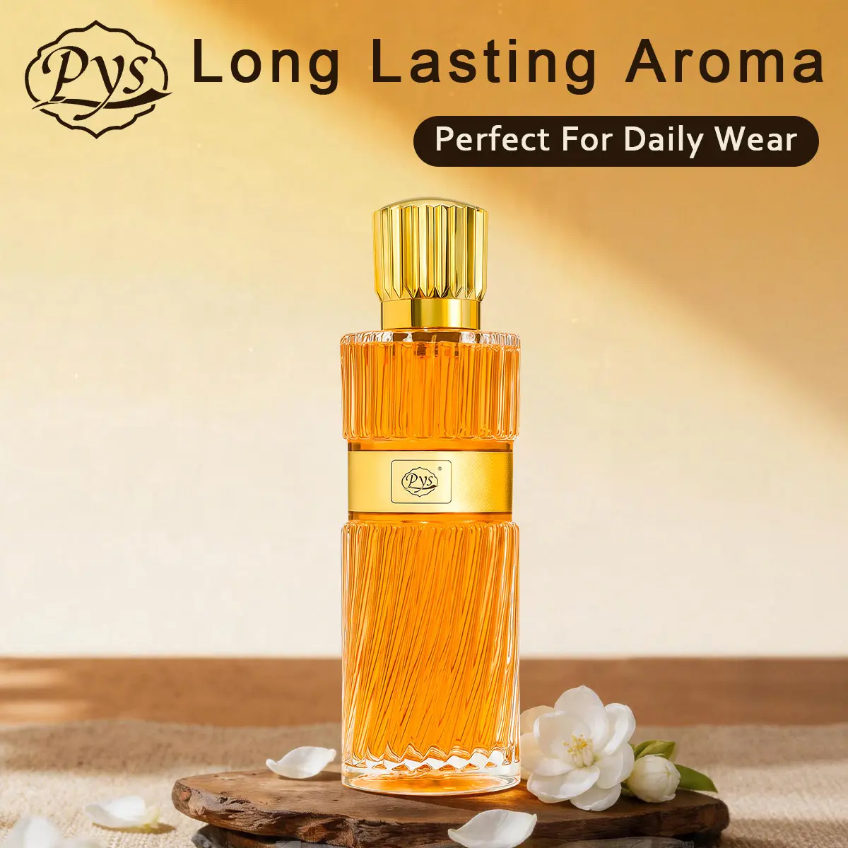 Pys Eau de Parfum 100ml（3.4fl oz), Long Lasting Floral Perfume for Women, Luxury Romantic Fragrance, Daily & Date Perfume Gift for Her