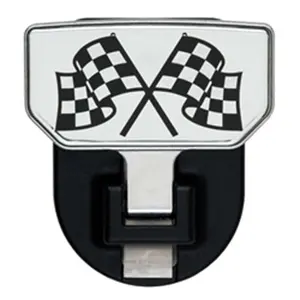 CARR  HD Universal Hitch Step Checkered Flag - Single, One-Piece, Sports Collectible