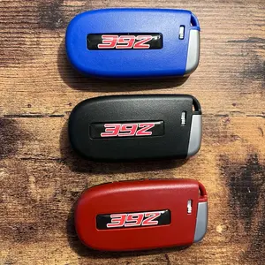 Red - black -blue 392 (Hellcat) Key Fob Shell for Dodge Charger Challenger Scat pack ,Daytona, T/A, Durango SRT Chrysler 300 with 392 Logo