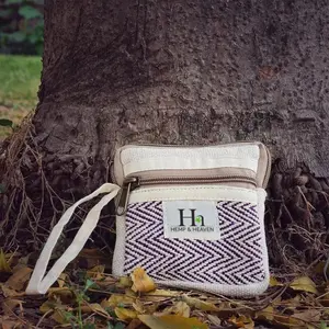 Hemp  Square Pouch