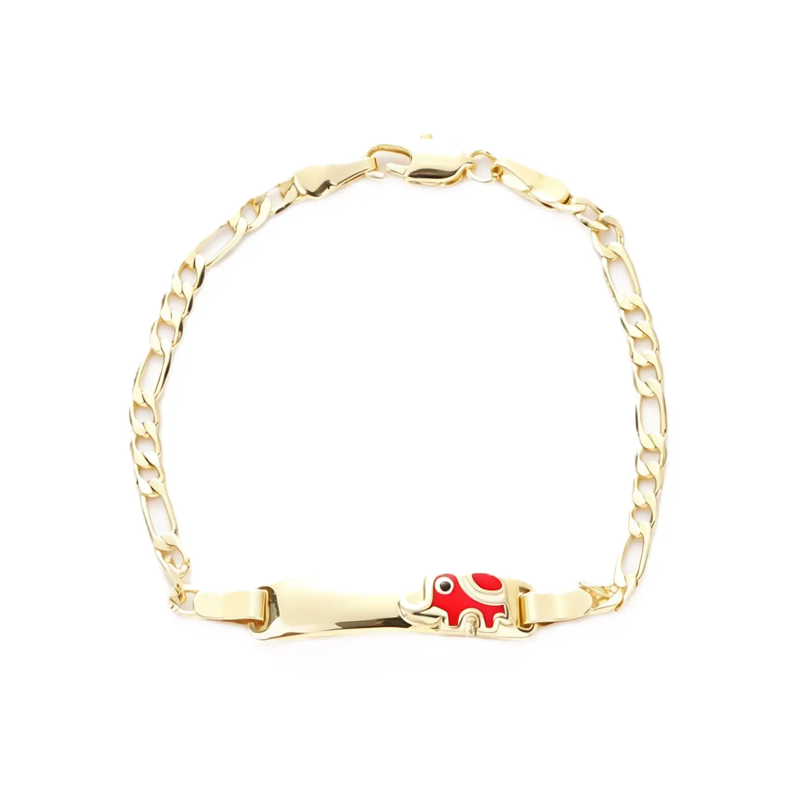 Trendytry 14K Gold Plated Elephant Kids Bracelet Eco-Friendly Material Perfect Gift for Kids Adjustable Chain Design