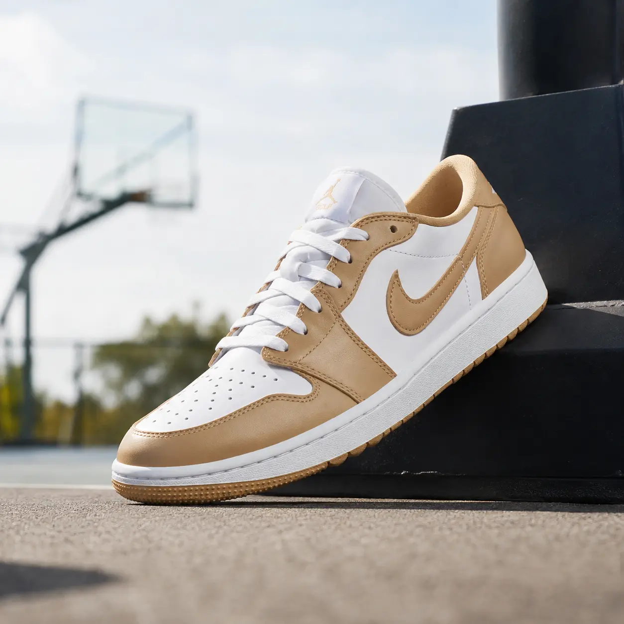 Jordan 1 Low Golf  White Linen Men's DD9315-117 New Sneakers