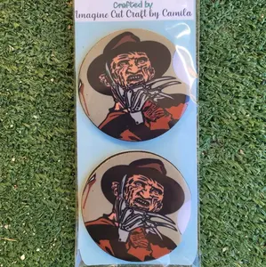 Freddy Krueger Car Coaster Set of 2