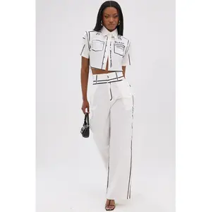 BLANK SPACE HIGH WAIST PALAZZO PANT