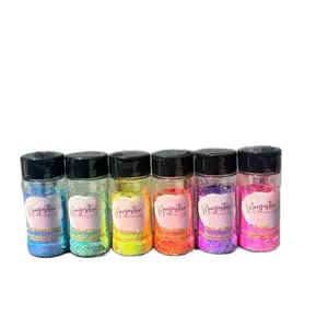 Magical Glitter Bundle - Set of 6 Bottles of Glitter - 2 Ounces Each - Includes Merryweather, Pixie Dust, Fauna, Fawn Fairy, Flora, and Vidia Fairy- Not Edible